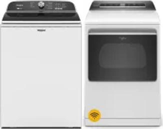Side by Side Washer & Dryer Set