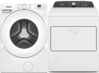 Side by Side Washer & Dryer Set