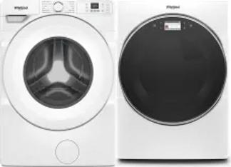 Side by Side Washer & Dryer Set