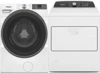 Side by Side Washer & Dryer Set