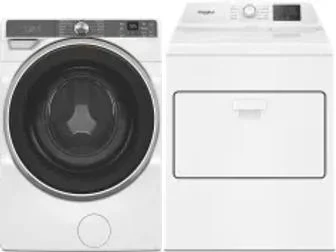 Side by Side Washer & Dryer Set