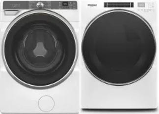 Side by Side Washer & Dryer Set