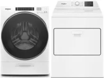 Side by Side Washer & Dryer Set