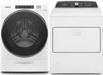 Side by Side Washer & Dryer Set