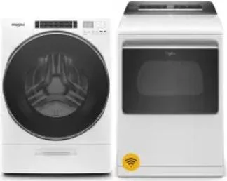 Side by Side Washer & Dryer Set