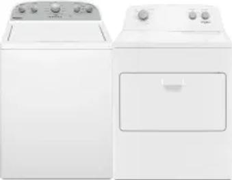 Side by Side Washer & Dryer Set