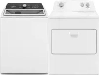 Side by Side Washer & Dryer Set