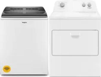 Side by Side Washer & Dryer Set
