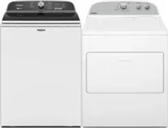 Side by Side Washer & Dryer Set