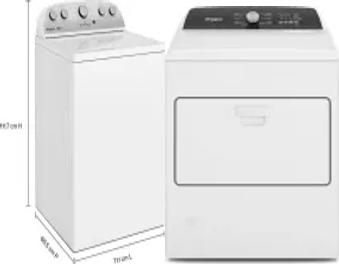 Side by Side Washer & Dryer Set