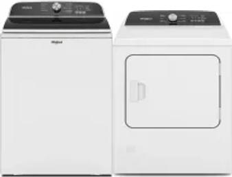 Side by Side Washer & Dryer Set