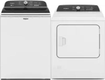Side by Side Washer & Dryer Set