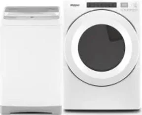 Side by Side Washer & Dryer Set