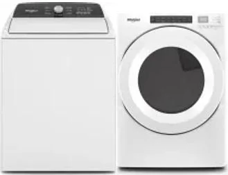 Side by Side Washer & Dryer Set