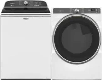 Side by Side Washer & Dryer Set