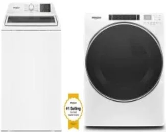 Side by Side Washer & Dryer Set